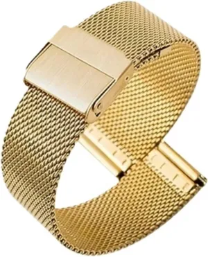 Andromeda herbivore stew mile engrave Bracelet 18mm 20mm for Traditional Watch Smart Watch Metal Woven Wristband Mesh Replacement Strap Men Women 