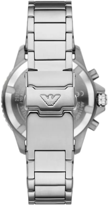 Armani World Explorer Dive-Inspired Men's Watch with Stainless Steel, Silicone or Leather lavish Band Emporio 