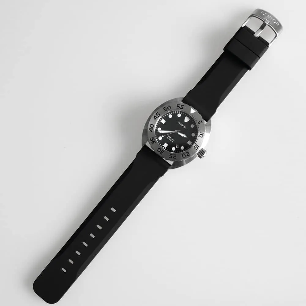 aspire - 200m Automatic Watches for Men with Rubber Strap_Nautilus Diver Watches Dive Watch 