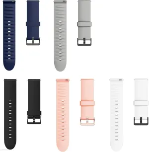 Atheewon S10 Smart Watch,Compatible with QONBINK K62 Compatible with Atheewon Smart Watch Band,Lamshaw 22mm Silicone Replacement Soft Band Wristbands retrieval Straps with Stainless Steel Buckle Compatible with 