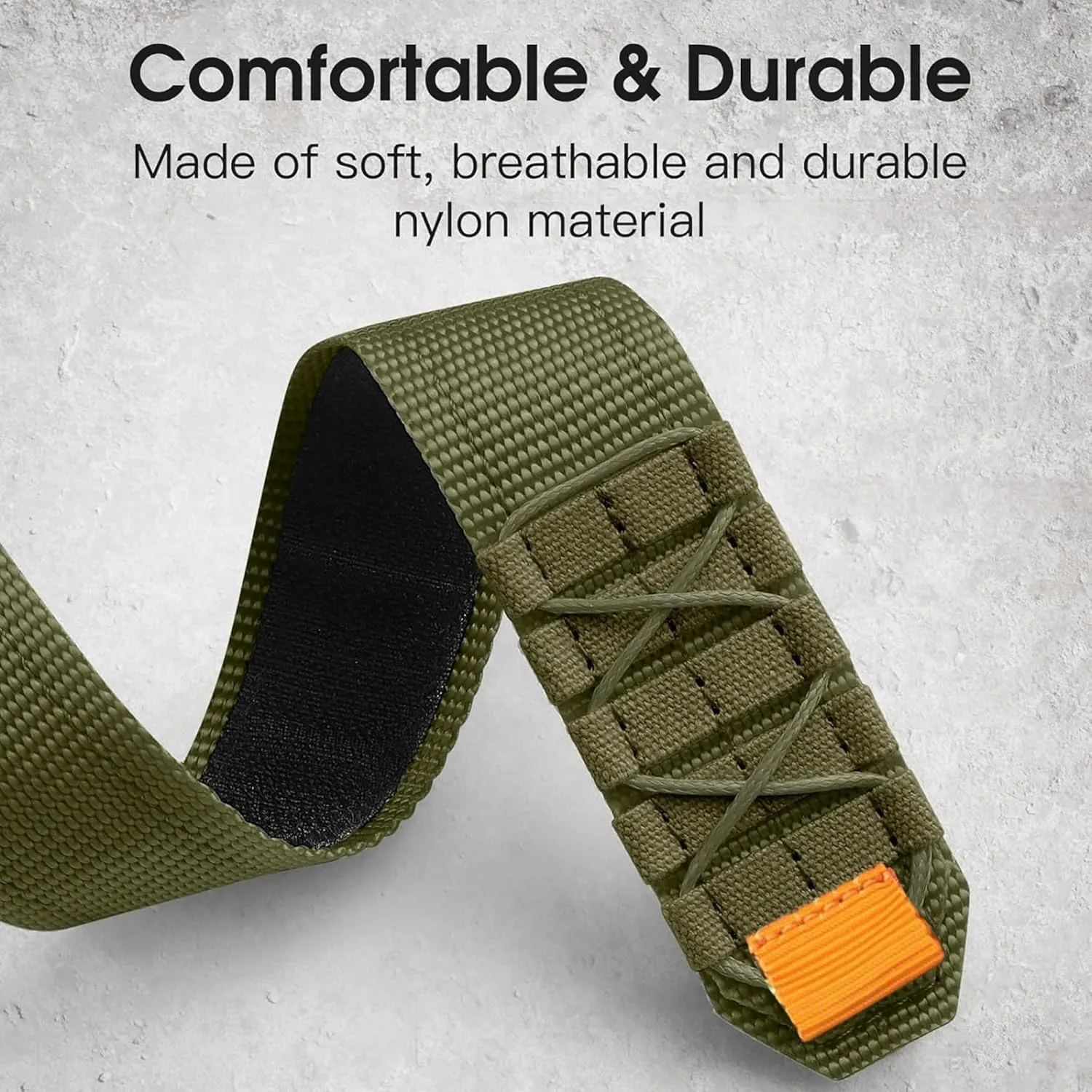 Atheewon Smart Watch Band,Lamshaw 22mm Rugged Nylon Sports Strap Compatible with foot crude Atheewon S10 Smart Watch,Compatible with QONBINK K62 Smart Watch Compatible with 
