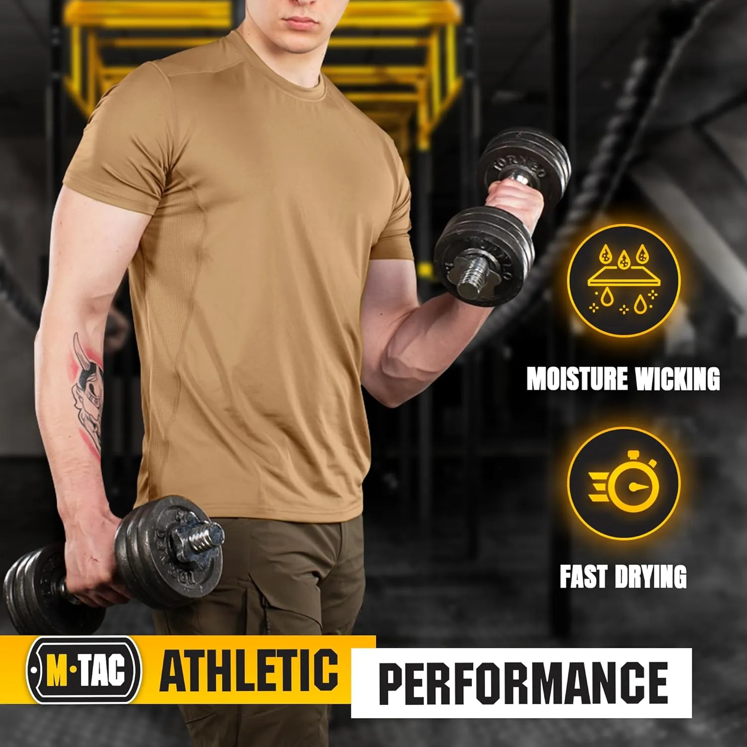 Athletic Workout Gym Training T Shirt boost astronomer schedule distress covering M-Tac Tactical Short Sleeve T-Shirt - Army Military Ultra Vent Men's 