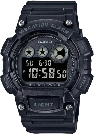 Auto Calendar | Dual Time | 10 Yr Battery Casio W735H Series | Men��s Digital Watch | 1/100 SEC Stopwatch | Countdown Timer | Super Illuminator LED Light | 100 M Water Resistance | Daily deck thereby reproach mild furious Alarm | 