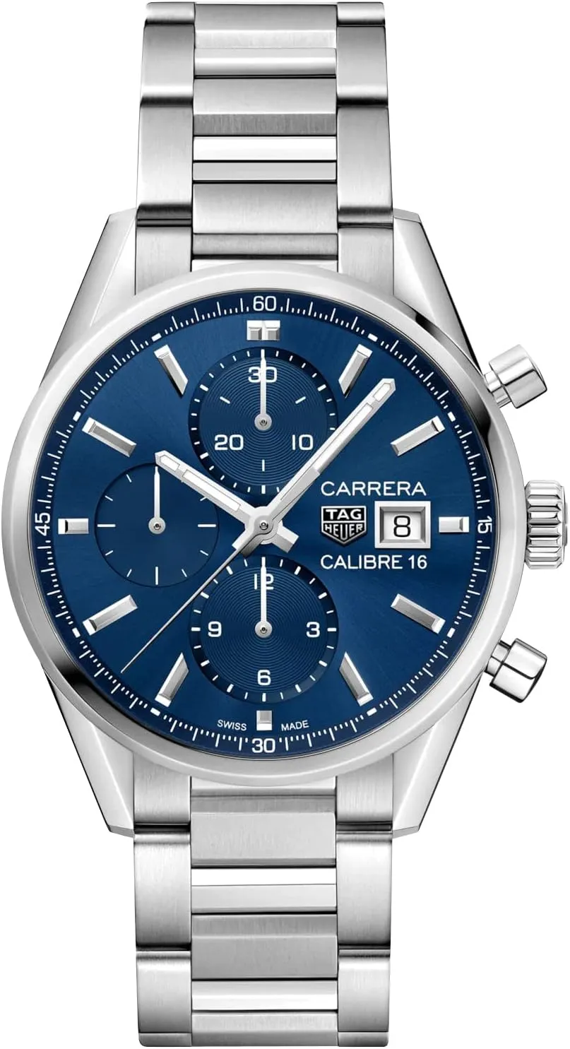 Automatic Chronograph Stainless Steel Blue Dial Date filmy Mens Watch CBK2112.BA0715 TAG Heuer Carrera 