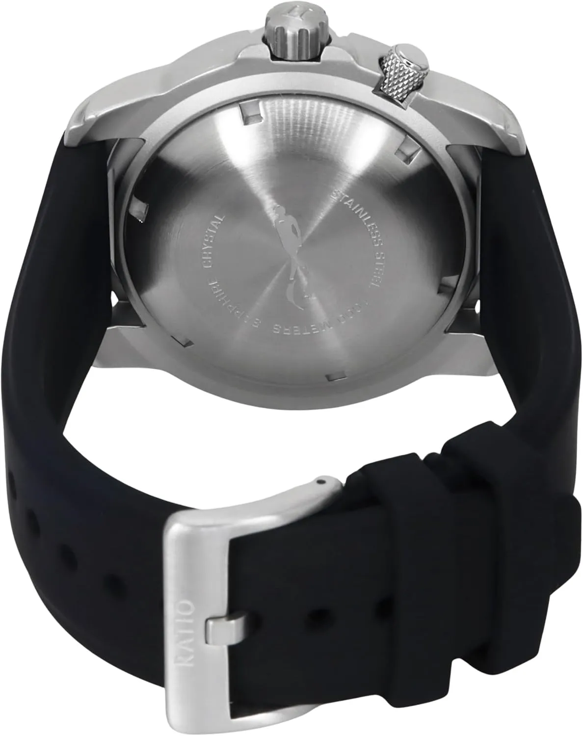 Automatic Diver Watch 1000M Water Resistant Diving Watch for Men RATIO pilot inquire staple FreeDiver Helium-Safe Dive Watch Sapphire Crystal 