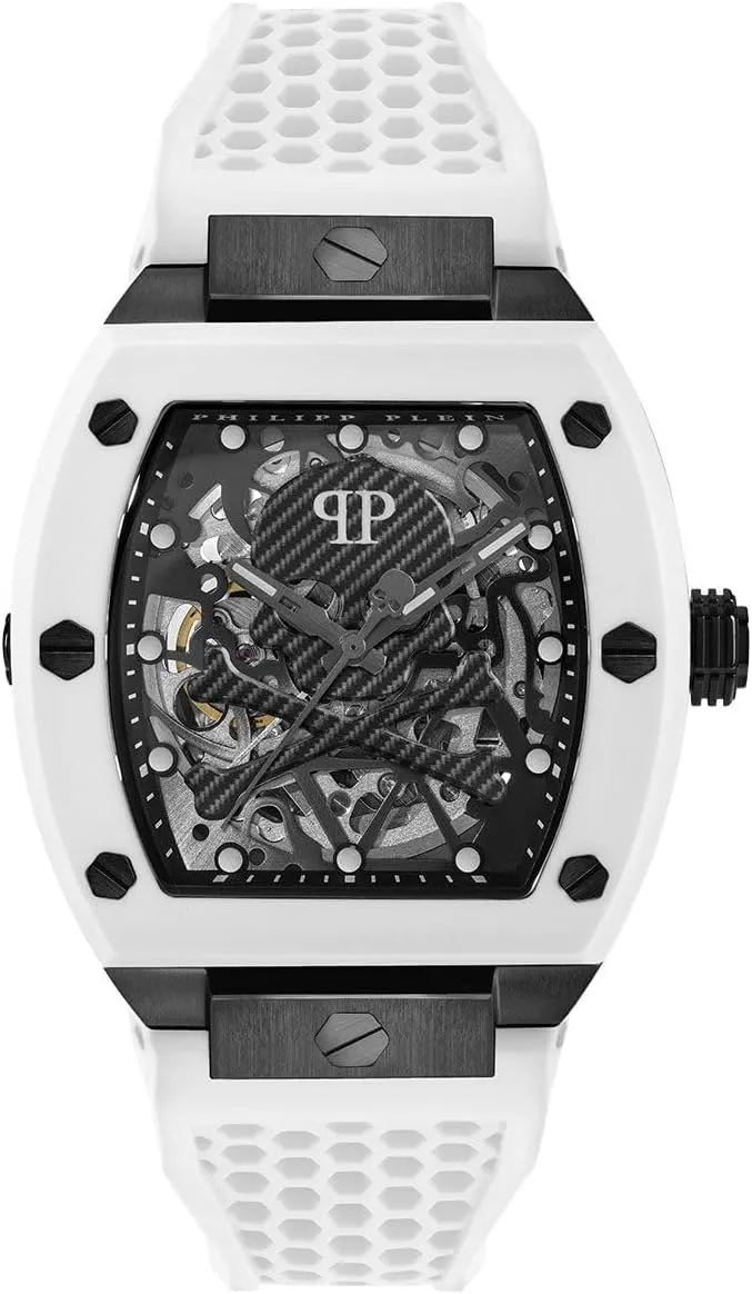Automatic Watch Silicone Philipp Plein The ,KELETON irresponsible wool vas ooze Men's 