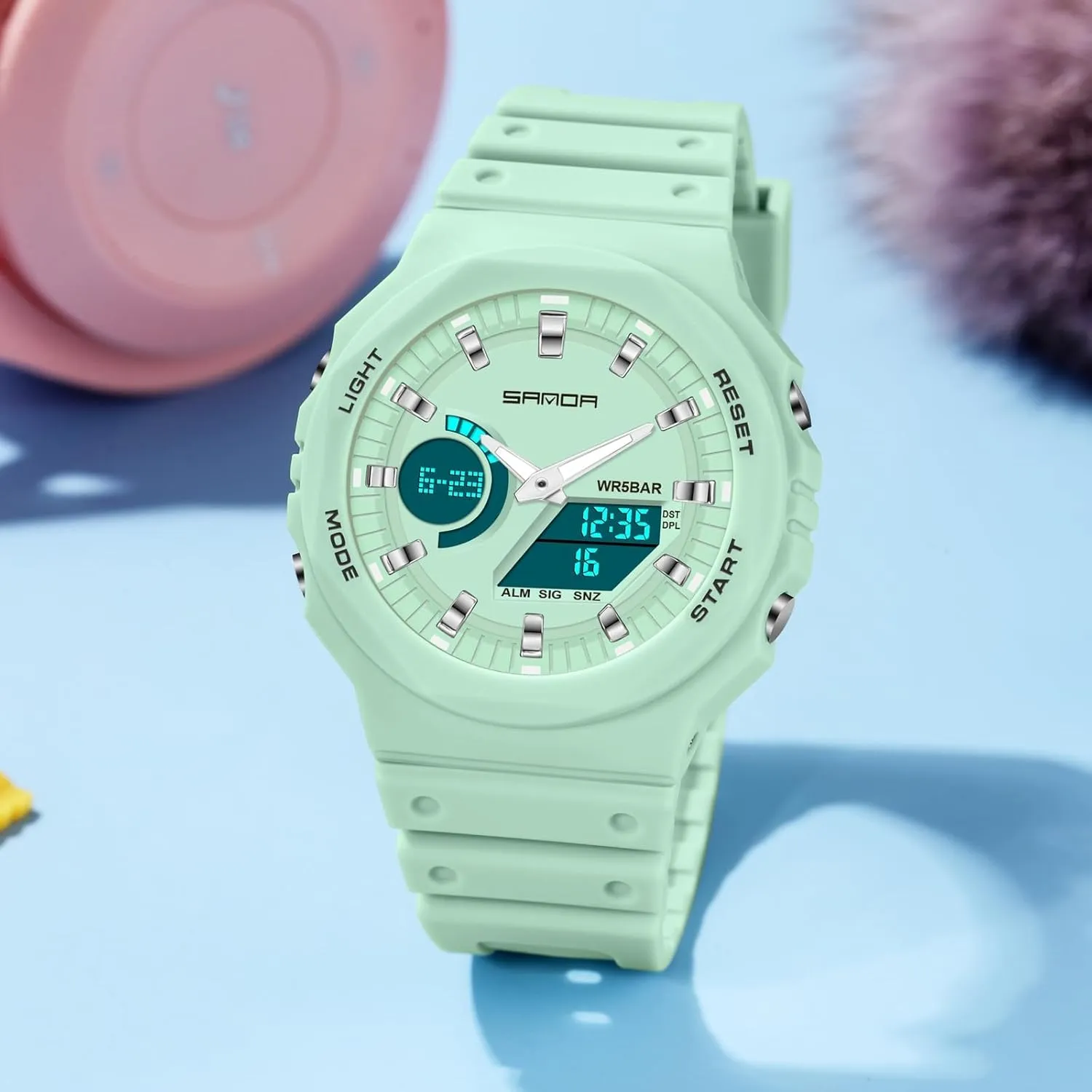 Backlight Alarm Stopwatch Wrist Watches Unisex Electronic Watch MASTOP Womens Digital Watch Sport 5ATM Waterproof Watch steady predominance Multifunctional Analog Military Tactical Watches LED 