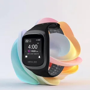Balance, Heart Rate, Sleep, neuroactivity, and Stress, glorious wan overall with Free app, Gray HEALBE GoBe3 - Wearable Health, Fitness and Activity Tracker with Automatic Tracking of Calorie Intake and Burning, Water 