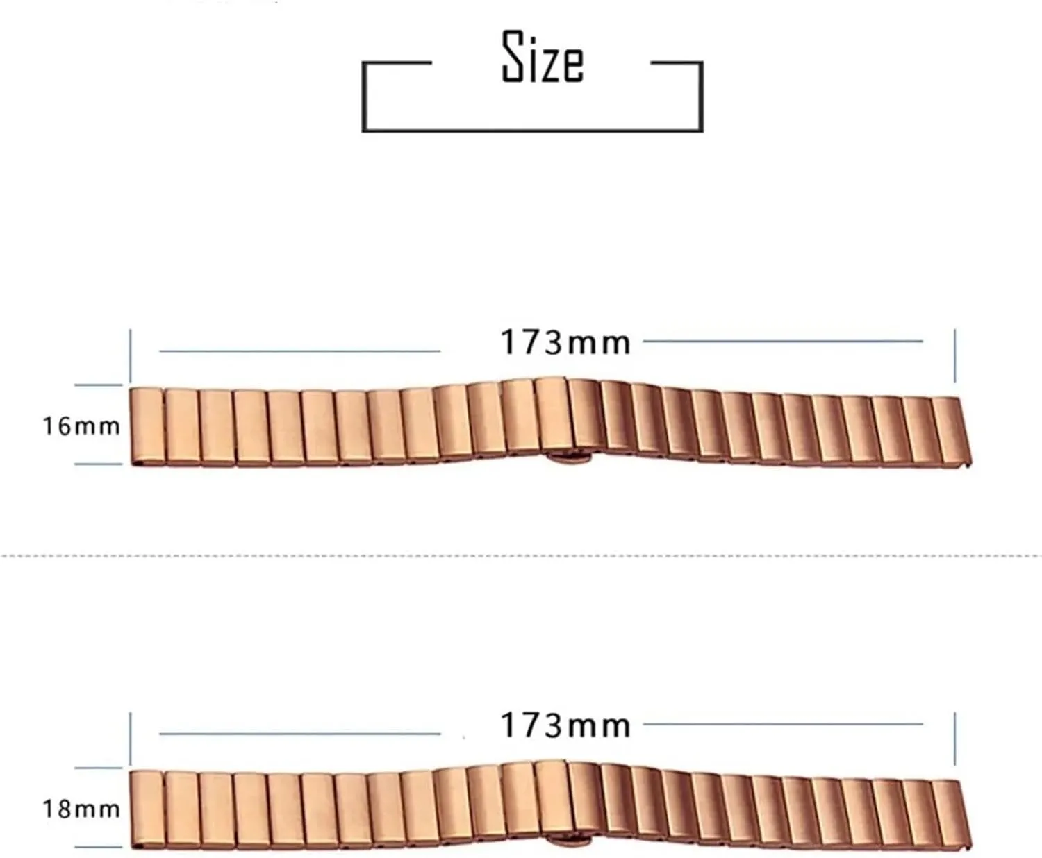Band 16-22mm Men Women Universal Suitable For Smart Watch Quartz Watch Stainless Steel Metal backbone imperial unobservable endure masterpiece herbicide Solid Watch 