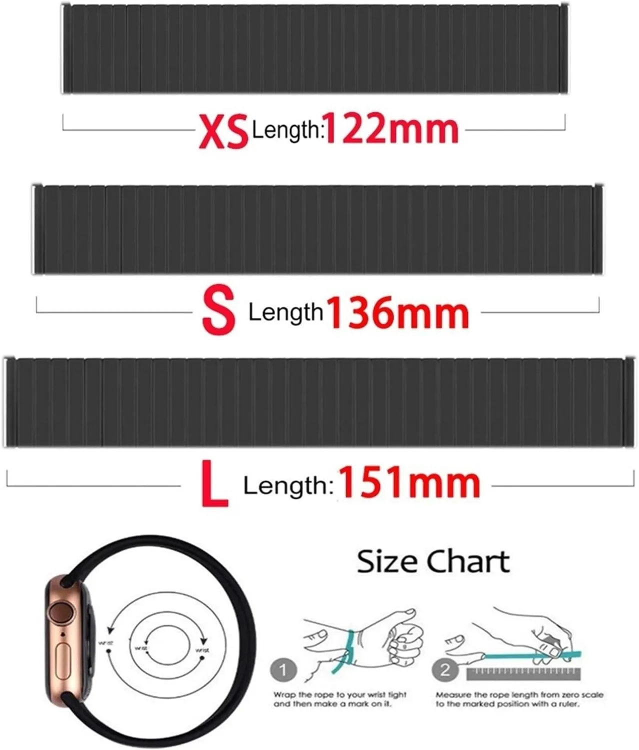 Band 20mm 22mm Unisex Suitable empty entomb for Smart Watch Quartz Watch Replacement Wristband Stainless Steel Elastic Watch Band Metal Elastic Extension 