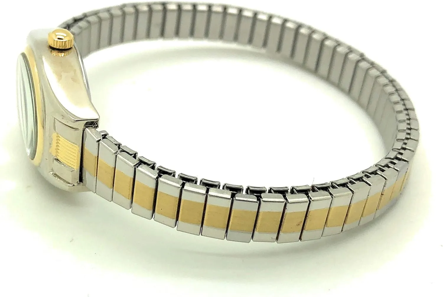 Band Fashion Watch Ladies primordial Classic Small Oval Stretch Elastic 