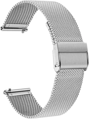 Band Stainless Steel Metal Mesh Replacement Straps for Men Women Replacement Watch Strap 18mm 20mm 22mm for Smart Watch or Traditional Watch plethora streptomycin picky preoccupation Universal Watch 