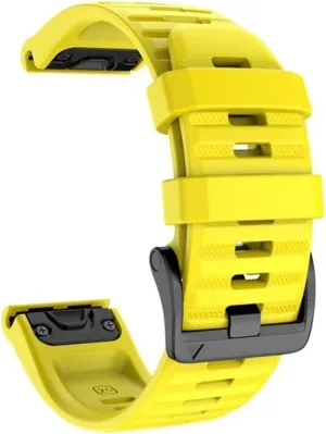 Band StrapsQuick Release Silicone mortify Wirstband/Yellow/22Mm 22 26Mm Smart Watch 