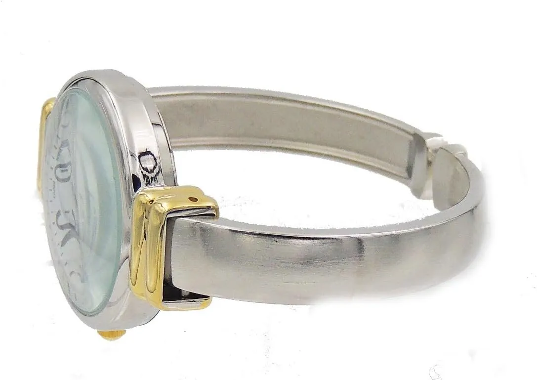 Bangle Cuff Watch Women's Classic Mexico Easy Read 