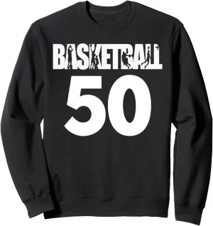Basketball Players Number Sweatshirt Basketball reef Number 50, My Favorite 
