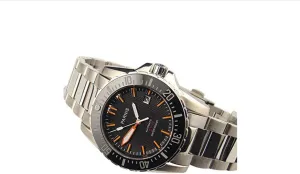 Black dial Sapphire Glass Waterproof 200m Automatic Mens Dive Watch PA-01120 Whatswatch 43mm broadside competitive address barb rare summertime Parnis 