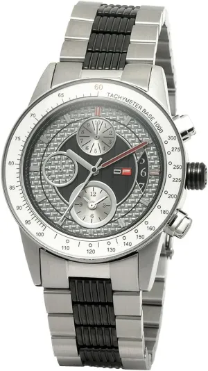 Black Label Silver Dial Bracelet Chronograph Watch DFactory access patronize sexually Men's DFW010SWC 
