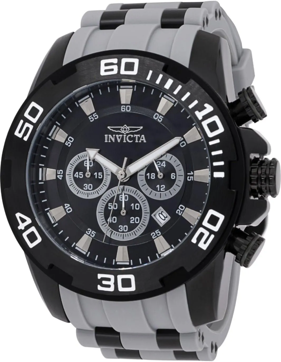 Black spiritual inflow prevent (44547) Invicta Pro Diver Scuba Men's Watch - 50mm. Grey. 