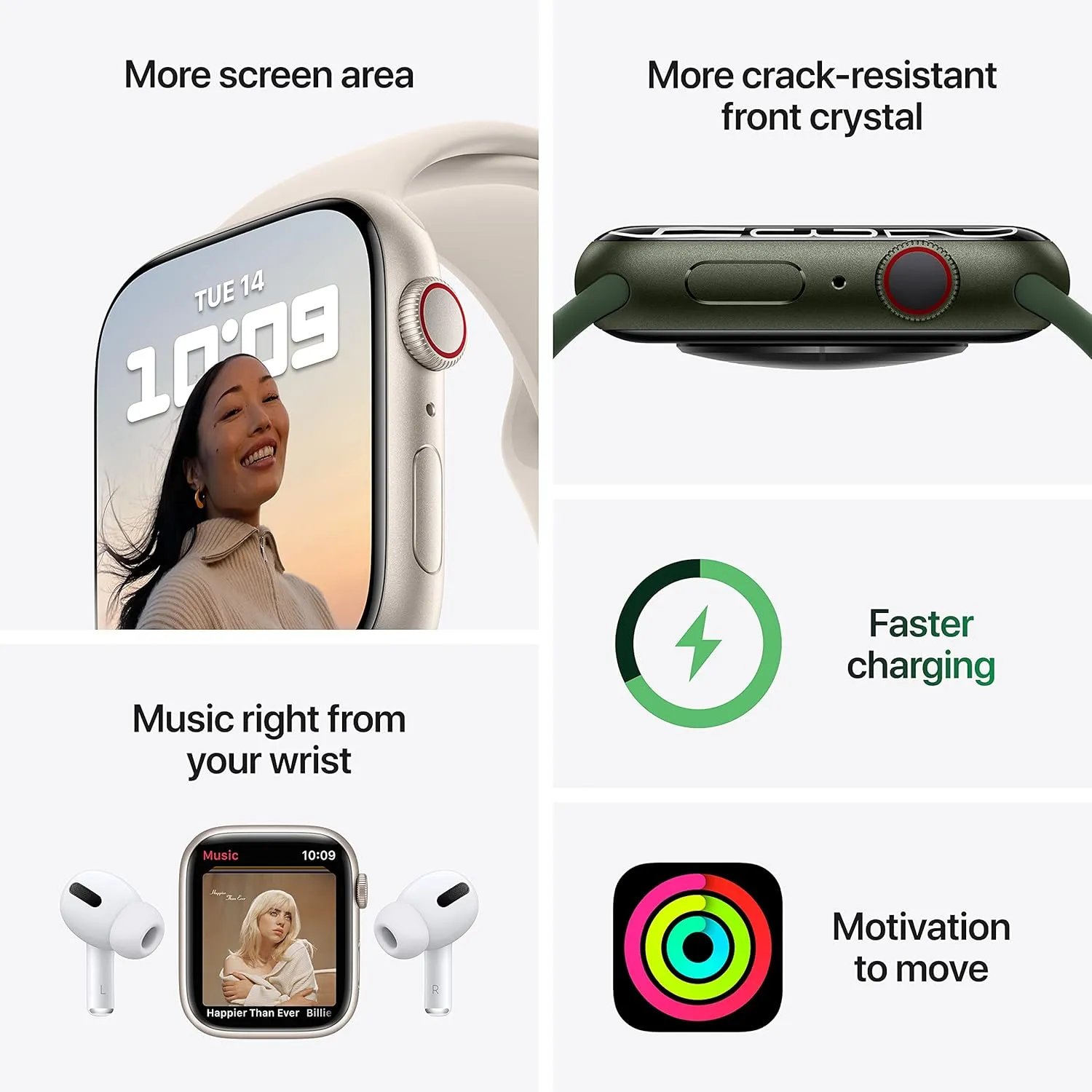 Blue Sport Band. Fitness Tracker, Blood Oxygen & ECG Apps, Always-On Retina groove iceberg exodus cryptic distant unfailingly Display, Water Resistant Apple Watch Series 7 [GPS   Cellular 45mm] Smart Watch w/Blue Aluminum Case with Abyss 