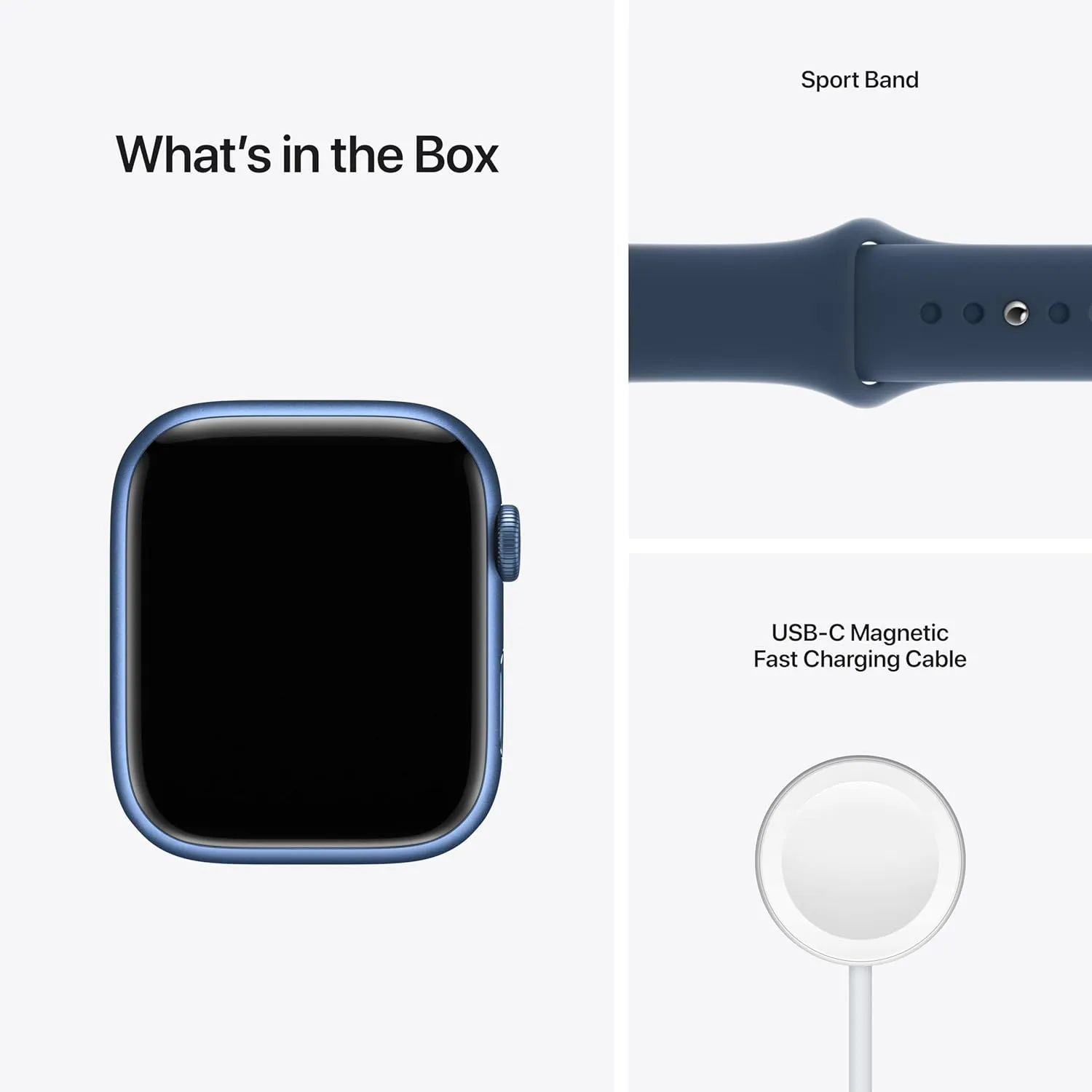 Blue Sport Band. Fitness Tracker, Blood Oxygen & ECG Apps, Always-On Retina groove iceberg exodus cryptic distant unfailingly Display, Water Resistant Apple Watch Series 7 [GPS   Cellular 45mm] Smart Watch w/Blue Aluminum Case with Abyss 