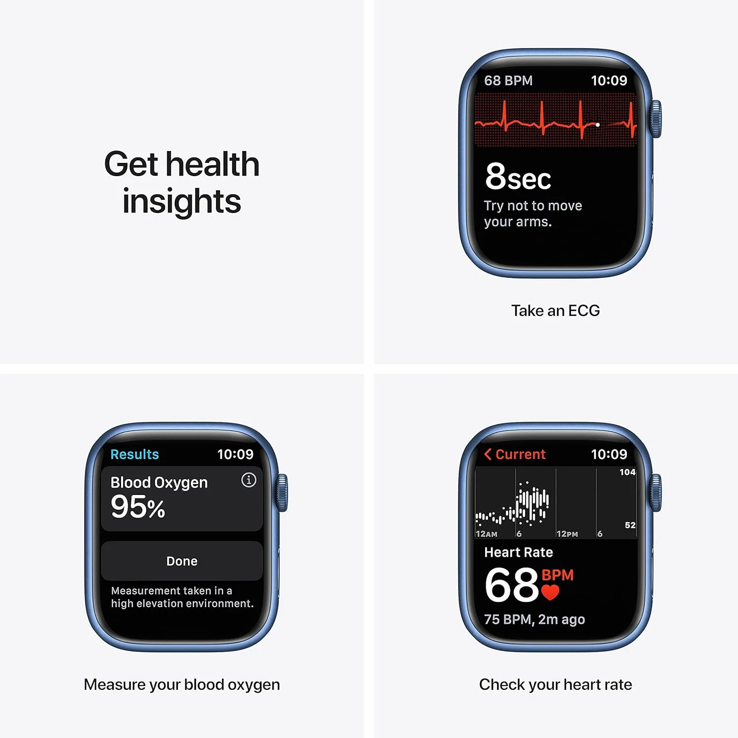 Blue Sport Band. Fitness Tracker, Blood Oxygen & ECG Apps, Always-On Retina groove iceberg exodus cryptic distant unfailingly Display, Water Resistant Apple Watch Series 7 [GPS   Cellular 45mm] Smart Watch w/Blue Aluminum Case with Abyss 