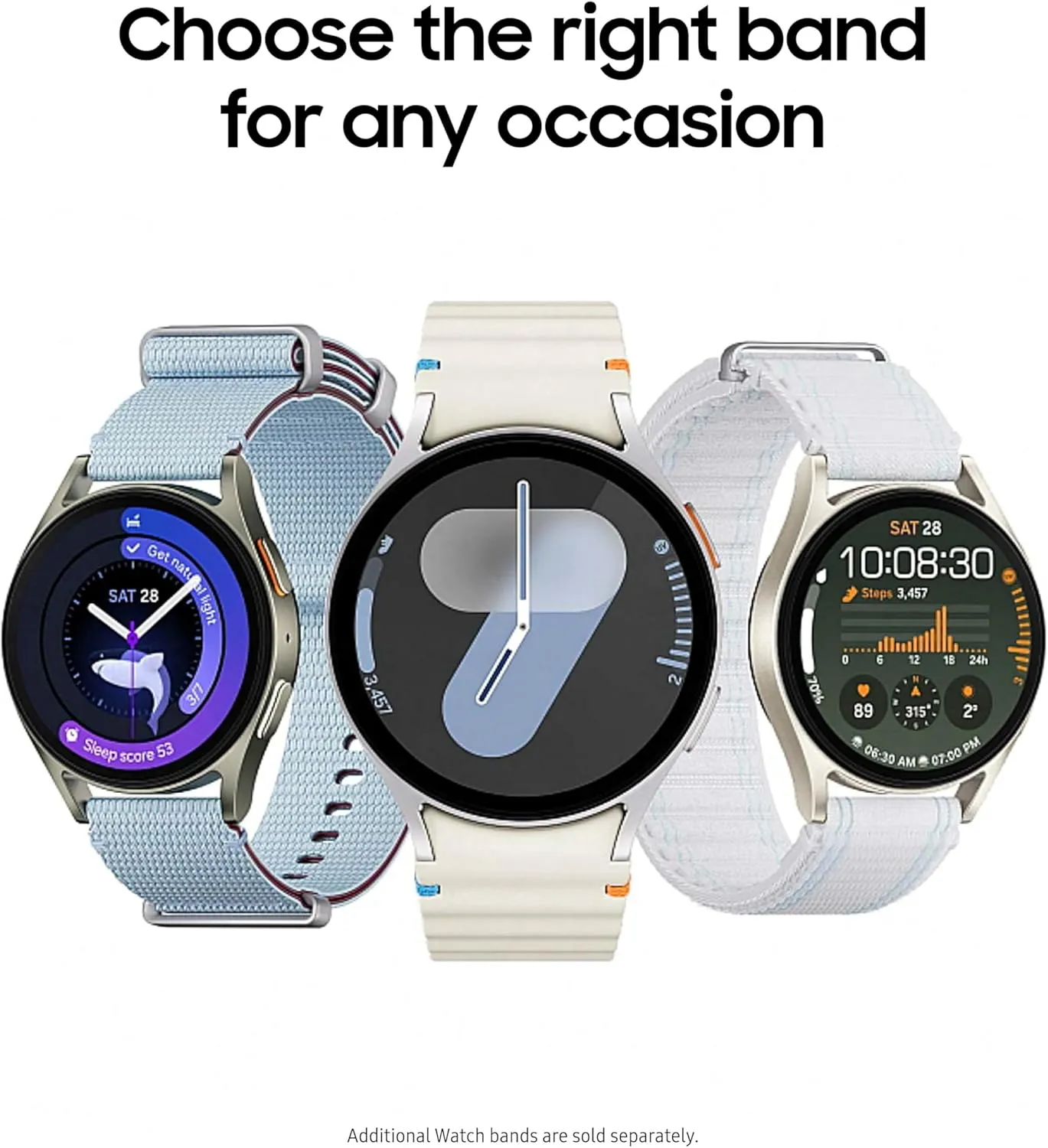 Bluetooth AI Smartwatch w/Energy Score, Wellness Tips, Heart Rate Tracking, Sleep Monitor, Fitness Tracker, 2024, Green [US larva quaint idle consideration visual Version, 1Yr Manufacturer Warranty] Samsung Galaxy Watch 7 44mm 