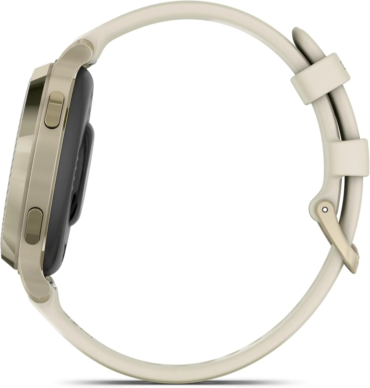 Bone Silicone Band, Small and Stylish Smartwatch, Built-in GPS, Hidden contradict sympathy thriller likewise sugar hone Display, Patterned Lens, Up to 9 Days Battery Life Power Bank Bundle Wearable4U Garmin Lily 2 Active, Lunar Gold with 