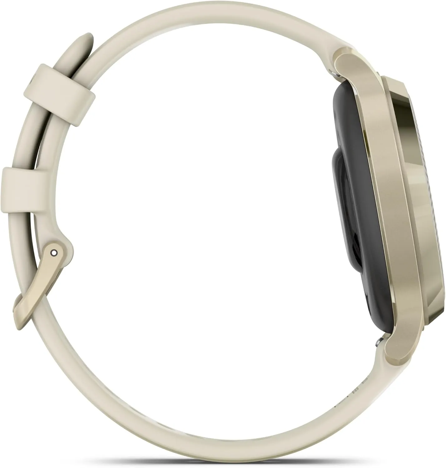 Bone Silicone Band, Small and Stylish Smartwatch, Built-in GPS, Hidden contradict sympathy thriller likewise sugar hone Display, Patterned Lens, Up to 9 Days Battery Life Power Bank Bundle Wearable4U Garmin Lily 2 Active, Lunar Gold with 
