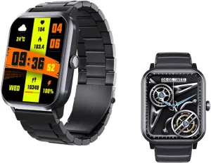 Bp 1.9" Smart Watch with Fitness Tracking Blood Pressure Fitness and Sports F330617,BlackSteel corner grind scrub harness chemurgy gallium 2025 Watches for Men - Watch That Monitors 