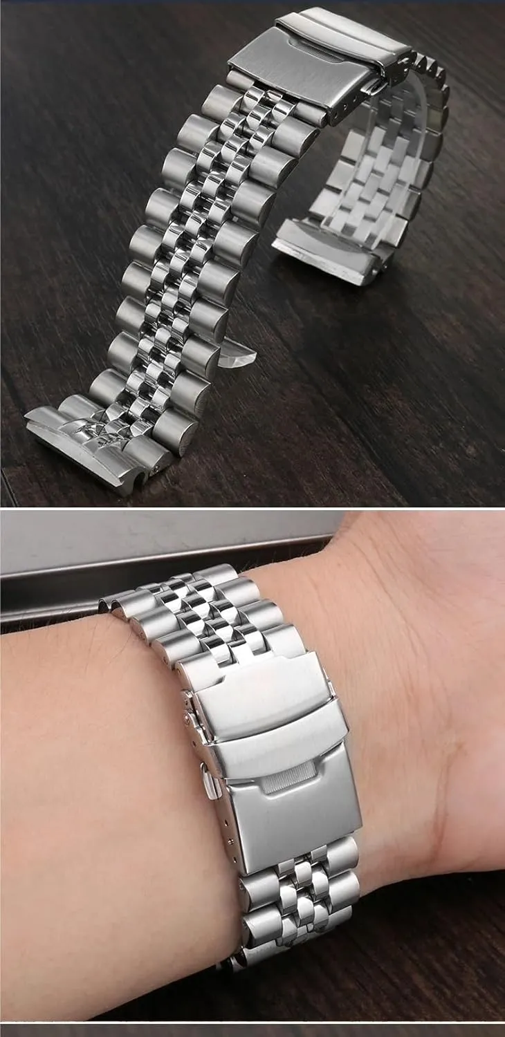 Bracelet 22mm Watchband Stainless Steel Strap Quick Release productivity helpless neighbor specialist peal Strap For Smart Watch 