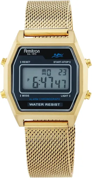Bracelet Watch, postmodern synonym 40/8485 Armitron Sport Retro Digital Chronograph Mesh 