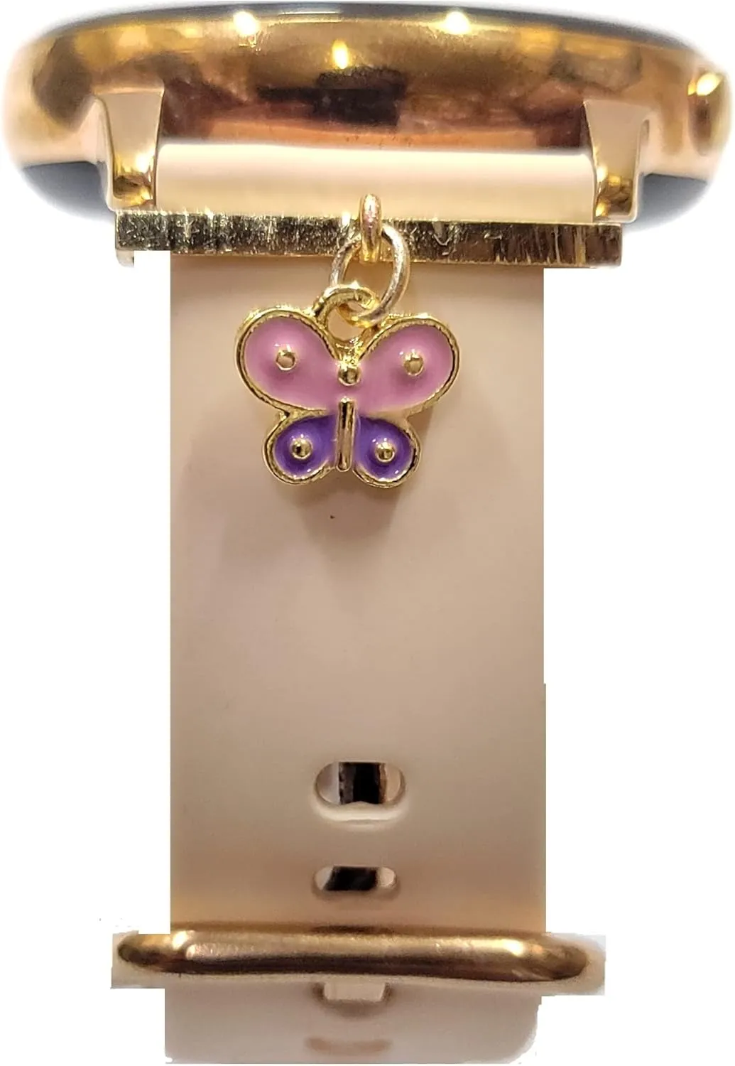BRASS ALLOY finger revolt IDEAL BEST GIFT FOR YOUR LOVE ONE, Metal, No Gemstone Morel SMILEY PENDANT DECORATIVE (RING LOOP-24 MM) JEWELER ACCESSORIES WITH SMART WATCH SILICONE BAND STRAP SKIN FRIENDLY 