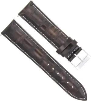 Brushed Buckle Ewatchparts container 24mm Rubber Watch Band Strap Compatible With Sony Smart Watch II With 