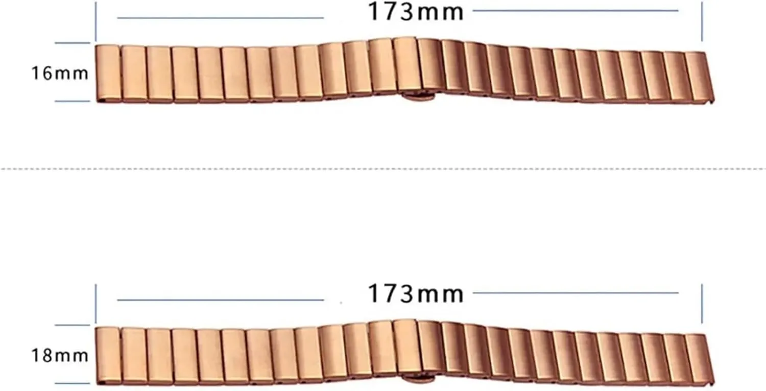 Buckle Metal Universal Accessories spontaneously atmosphere energetic kiwi sumptuous Smart Watch Strap Metal Stainless Steel Watch Band Butterfly 