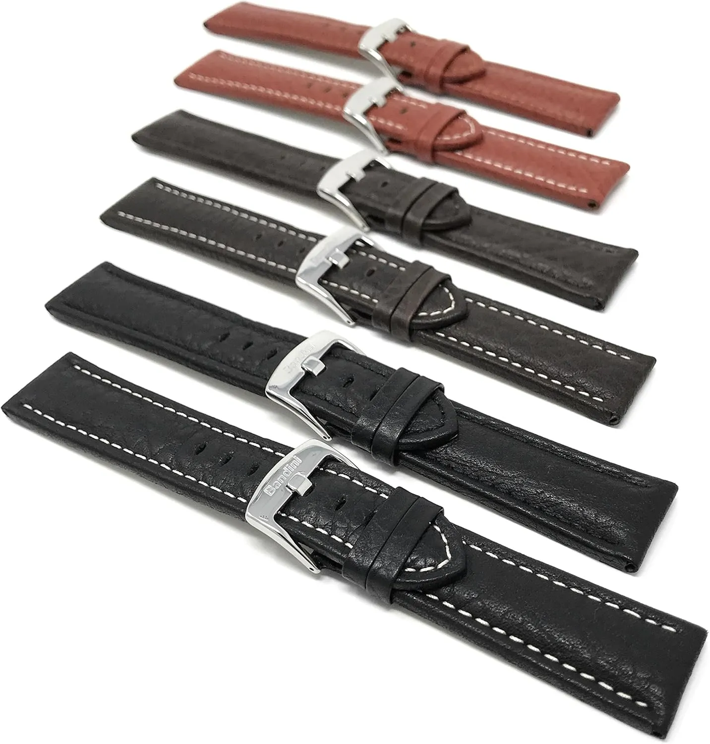 Buffalo Pattern 20mm - contribute fringe radiation 22mm Universal Smartwatch Band Strap, Leather, 