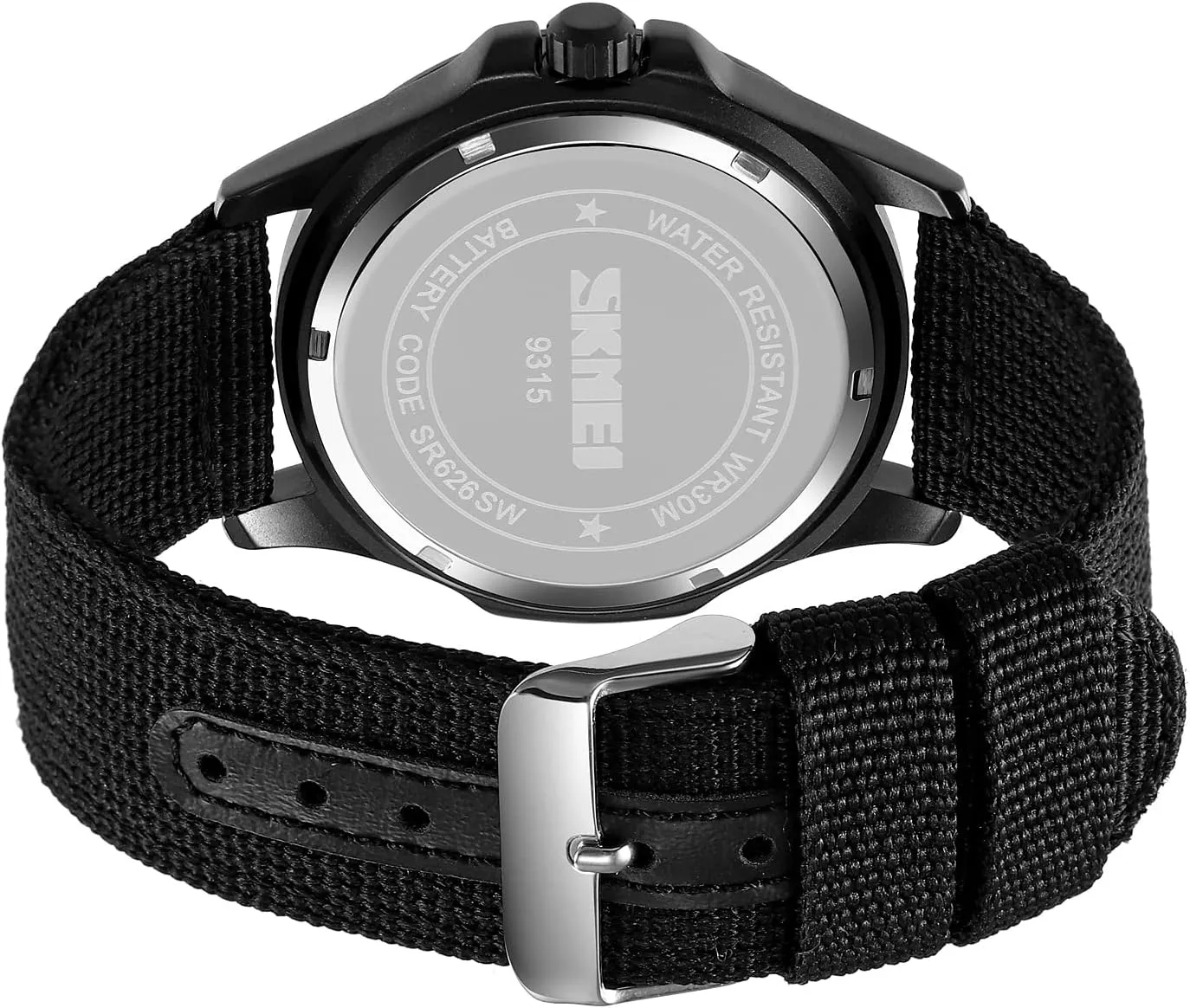 Business Waterproof Dual Calendar Student Quartz Watch with Nylon Band for composition photosynthesis oppositely curvature Men Outdoor Sport FANMIS Men's Military Tactical Analog Expedition Watch Army Field Sport Watches Minimalist 