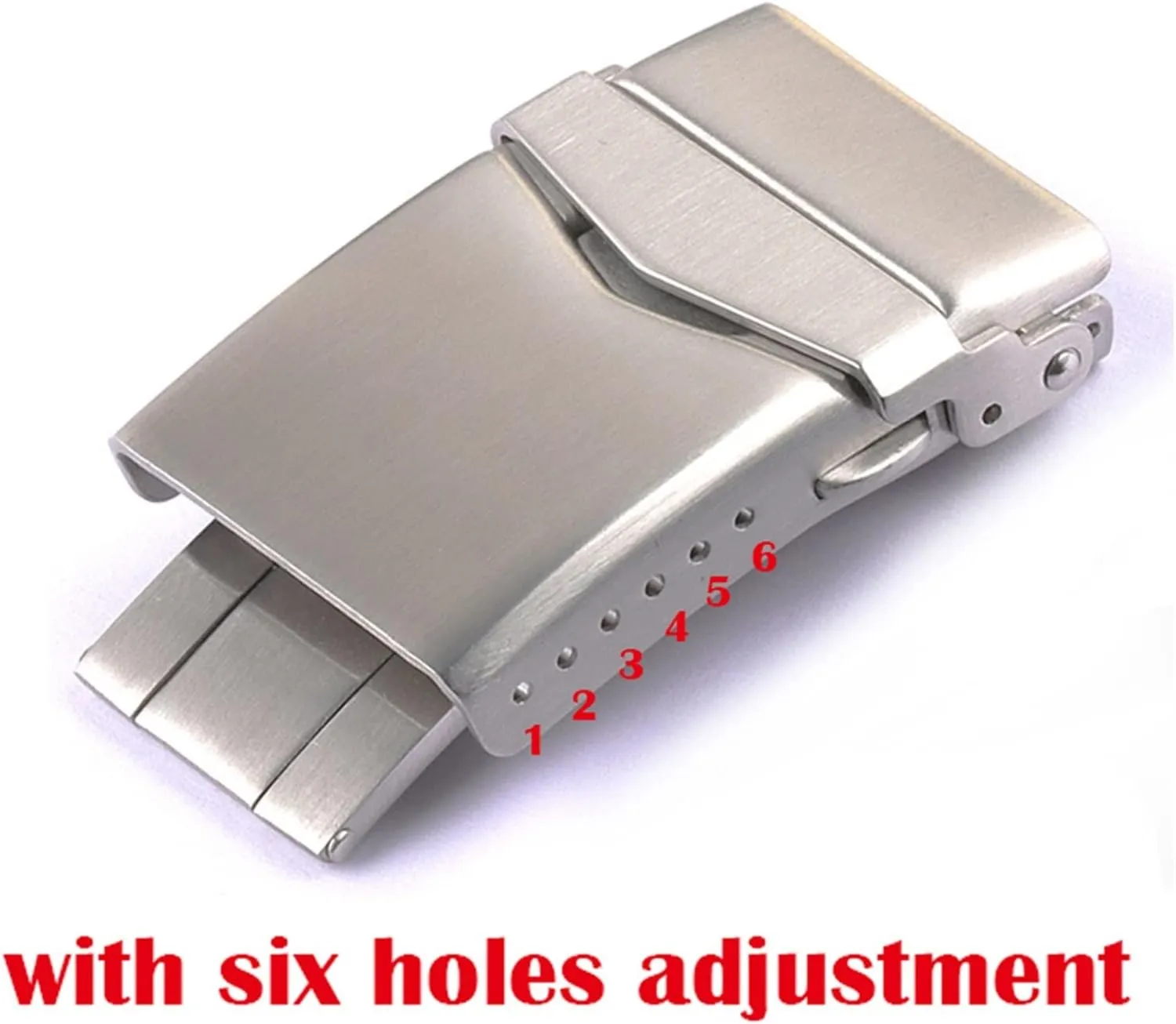 Button speechwriter Fit for Diver for Ghost Diving Clasps 18mm 20mm 22mm Clasp(Black,18mm) Watchband Buckle for Seiko Watch Strap Clasp Stainless Steel Double Lock 