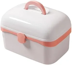 ?C Large Capacity Pill Case, Portable Plastic Medicine Chest for Home, Office, Travel, and Medical Use Double Layer First Aid Kit pliable enigma mount & Household Medicine Storage Box 