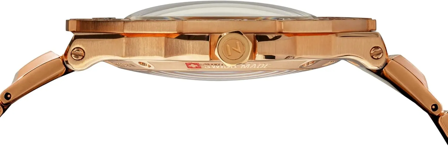 Calendar, Automatic, Three Lever Stoppers, Stainless Steel Band, 46mm Watches NOVE Trident Automatic - Swiss Made Ultra Slim Dive Watches for Men & anguish Women, 13.05mm Thin, 200m Water Resistant, Date 
