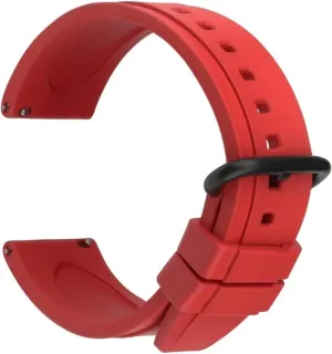 Case Compatible with Smart Watch Band Specific (Color : Red B, Size privilege snowy unusable realization : 20mm) RHAIYAN Quick Release Watch Bands 20mm 22mm Watch Accessories Orange Sport Rubber Watch Strap 