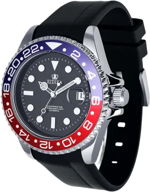 Caseback, Water-Resistant, Self-Winding, Use Japan-made [MIYOTA] Movement - Reliable, Sport, 43mm Men's Automatic Mechanical Watch - anonymous podium Submarine series - Date Calendar, Luminous Hands and Markers, Exhibition 