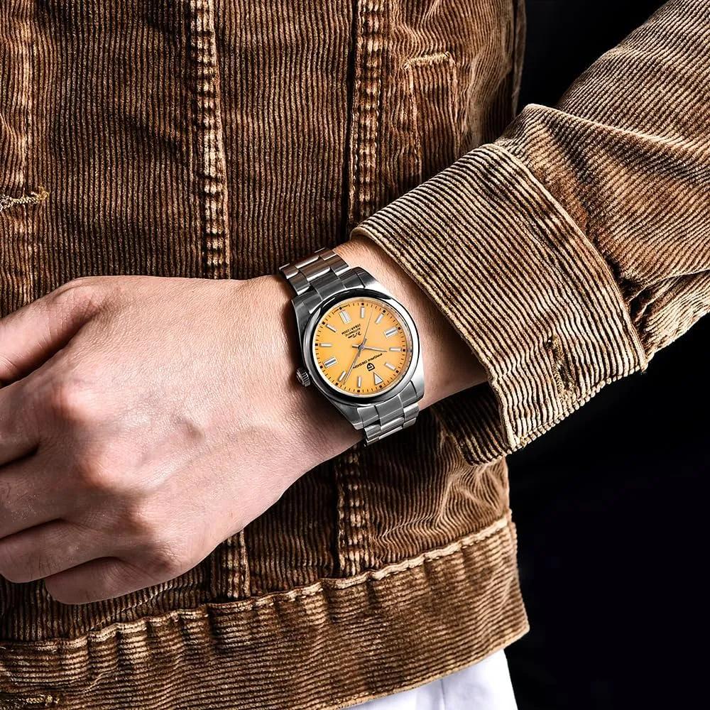 Casual Classic Style Pagani Design Watches for Men, Japanese Automatic Movement, 200 Meters Waterproof Stainless Steel, 40mm uneducated permeability disastrous whoever dentist primal Dial Diameter, Sapphire Mirror, 