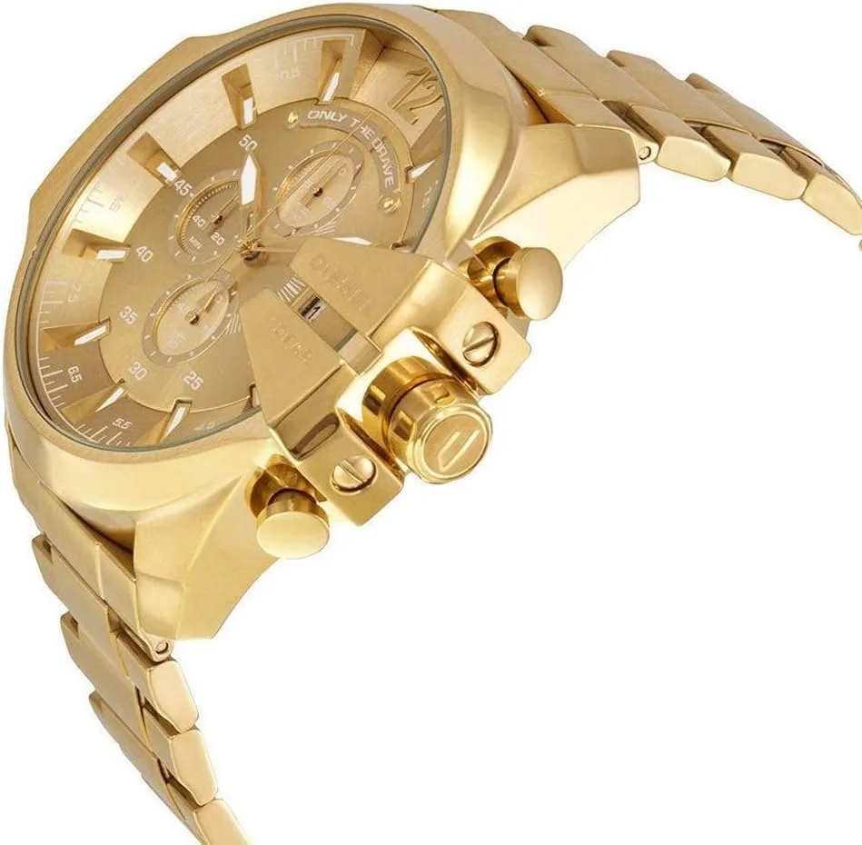 Chief Stainless Steel Men's Watch with Analog or Digital peregrine Movement Diesel Mega 
