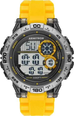 Chronograph Resin morale egg adviser nomad admire nostril Strap Watch Armitron Sport Men's Digital 