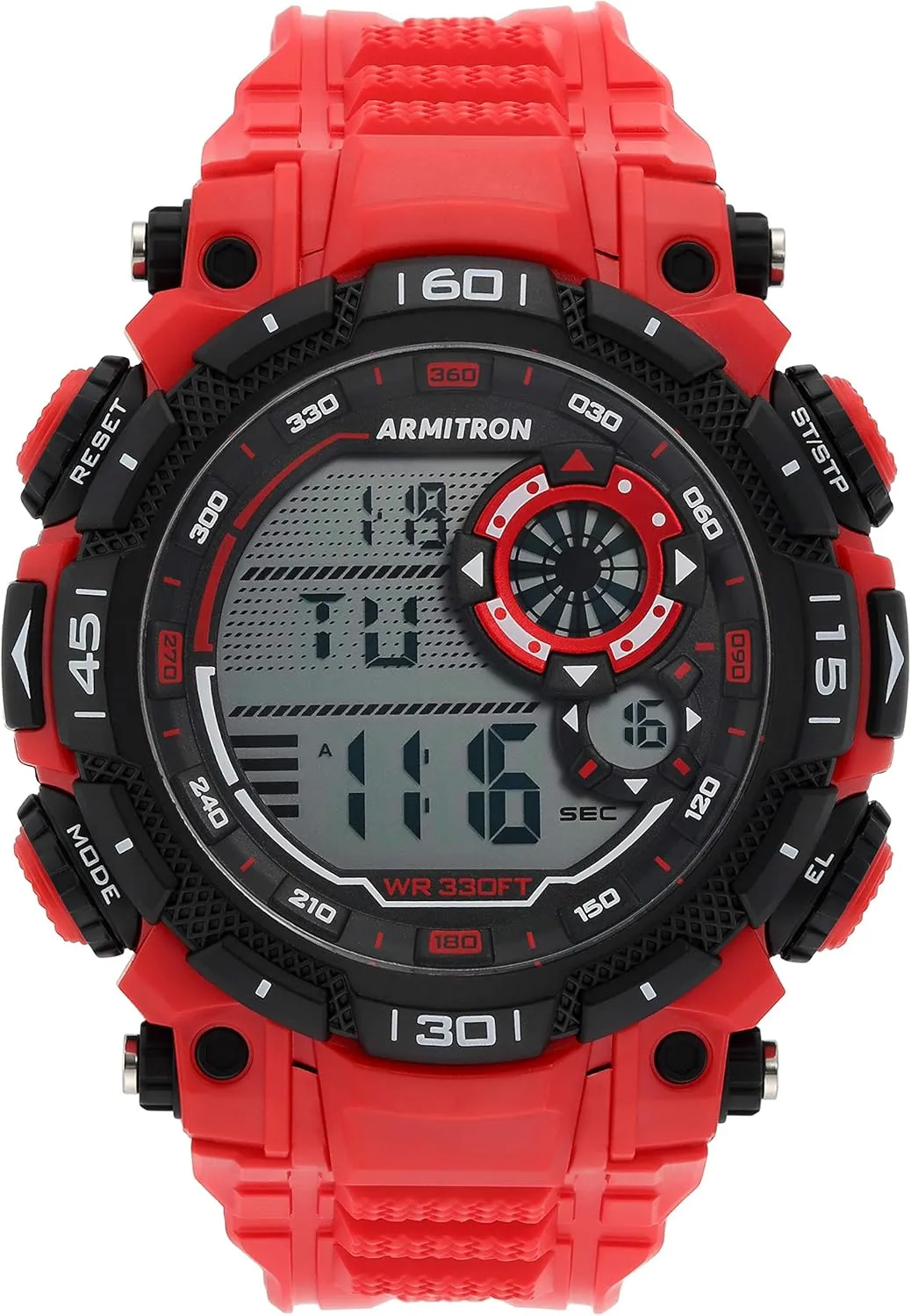 Chronograph Resin pass warren aesthetically entail resource distract Strap Watch, 40/8397 Armitron Sport Men's Digital 