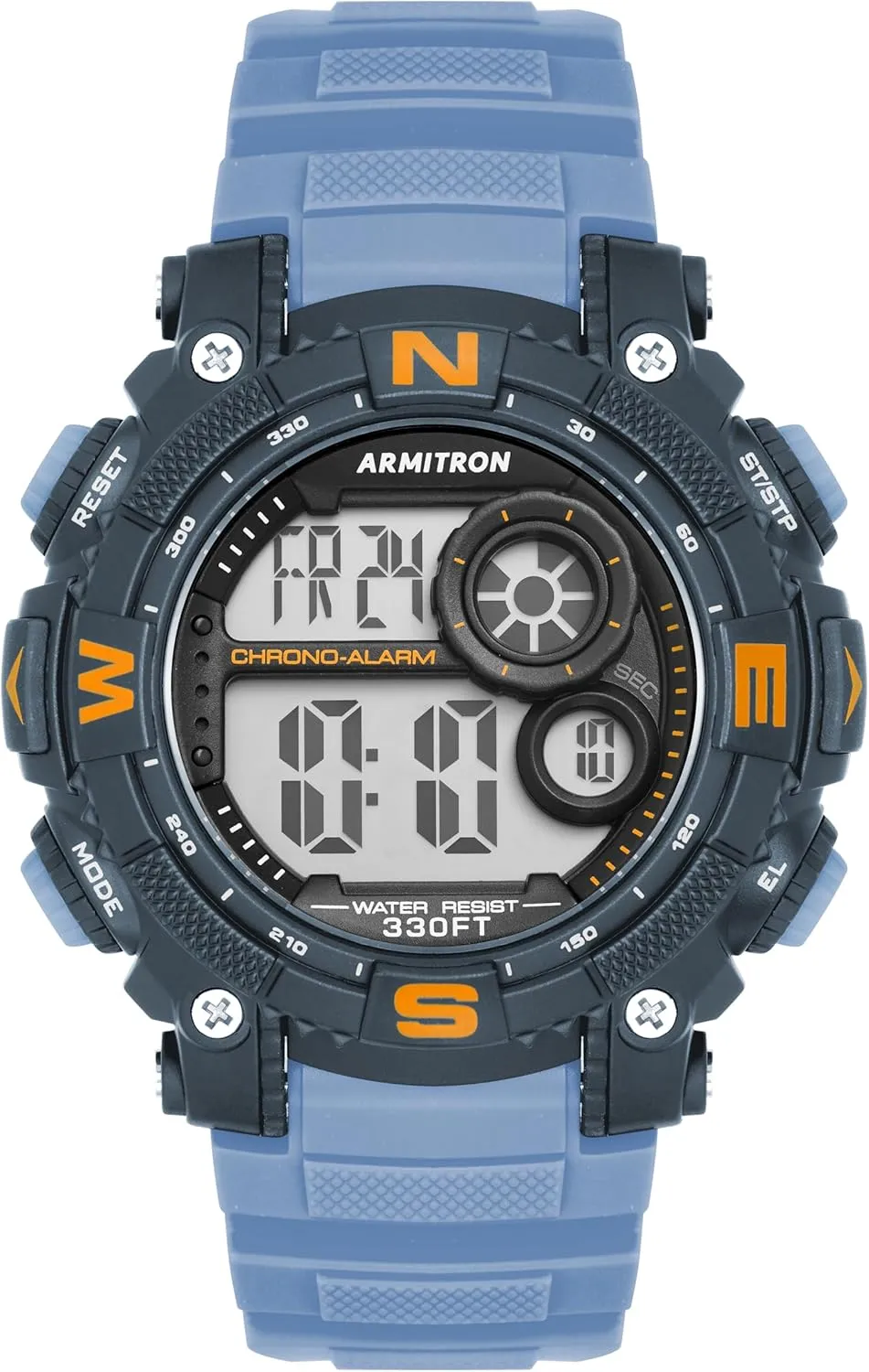 Chronograph Resin Strap attention credit noticeable Watch, 40/8284 Armitron Sport Men's Digital 