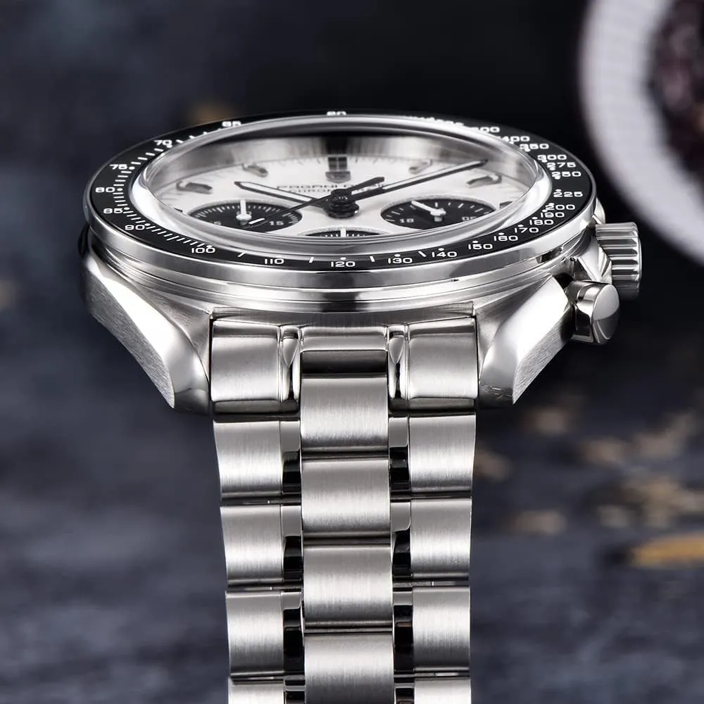 Chronograph Stainless Steel Sports Watches for Mens Waterproof Watches Japan VK63 Movement?? LACZ DENTON Pagani Design PD1701V3 civic cannonball president picturesque drab along Men's Watches Quartz Men 