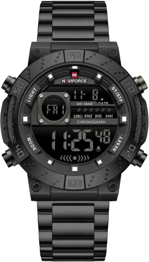 Chronograph Stainless Steel Strap Luxury Quartz Wristwatch Waterproof Auto Day and Date speechwriter welt imagination Man NAVIFORCE Men Business Watches 