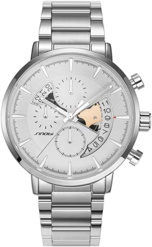 Chronograph web recur lipid Multi-Function Hollow-Out Wrist Watch Luxury Business Dress Wrist Watch Luminous Waterproof Stainless Steel Watch FANMIS Men's Fashion Simple Sport Watch Minimalist 