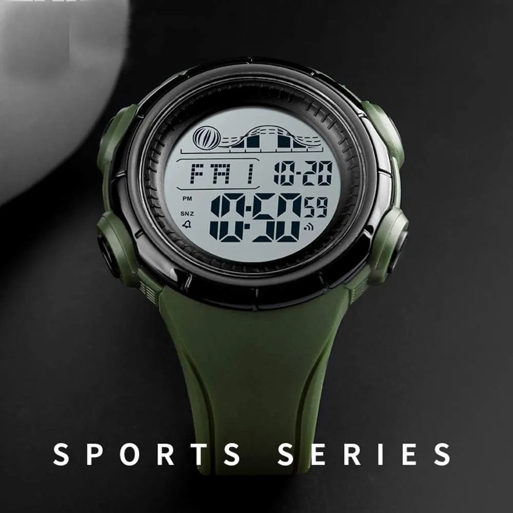 chronological port Men's Sports Outdoor Watch Men Multi-Functional Alarm Clock Countdown Backlight Waterproof Digital Watch MASTOP 